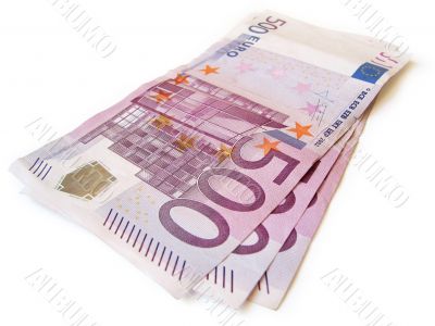stack of european currency isolated stack of european currency isolated