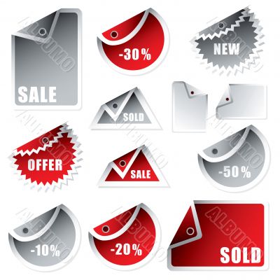 tag bend silver red tag bend silver red