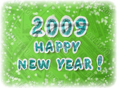 happy new year congratulation card