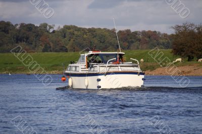 boat on a river