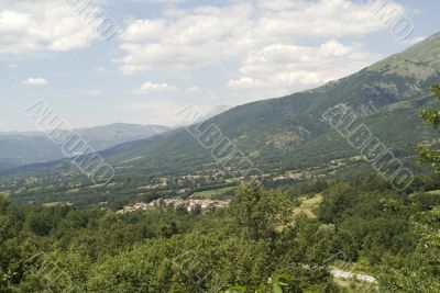 Landscape near Amatrice Landscape near Amatrice