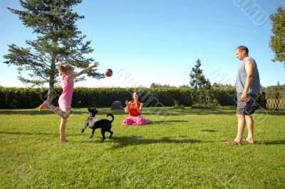 Playing family Playing family