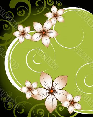 Floral frame Floral frame