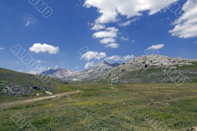 Campo Imperatore at summer Campo Imperatore at summer