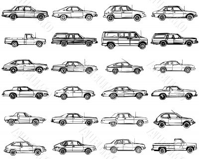 llustrations of the cars