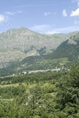 Landscape near Amatrice Landscape near Amatrice