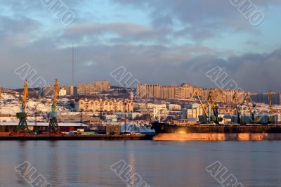 sea port Murmansk