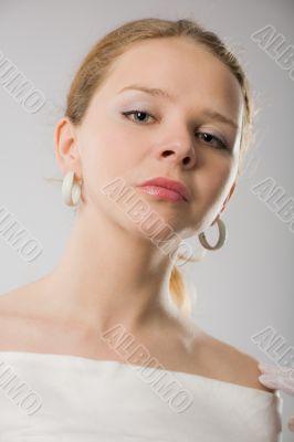 grey-eyed woman grey-eyed woman