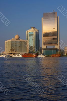 View on quay of Dubai