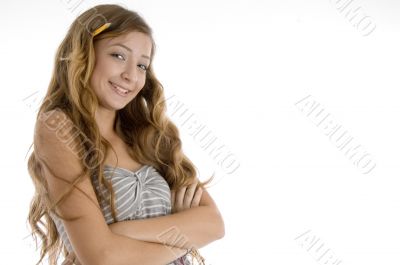 smiling pretty female