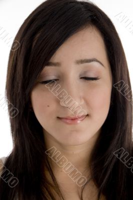 pretty brunette female