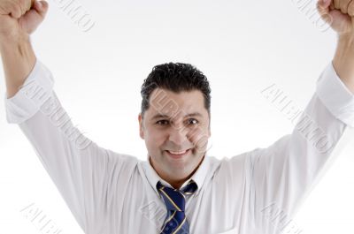 smiling successful businessman
