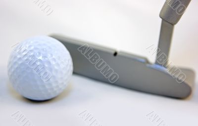 Golf club and ball