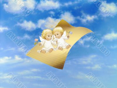 Angels On The Flying Paper