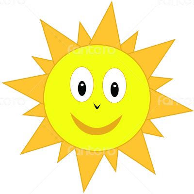 Cartoon sun