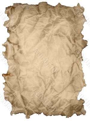 grunge mint yellow paper isolated over white background grunge mint yellow paper isolated over white background