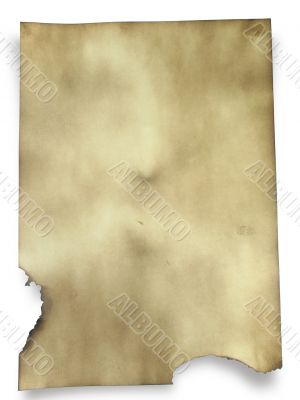 Old paper background with burned margins and space for text or i Old paper background with burned margins and space for text or i