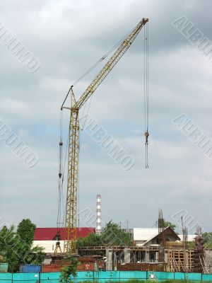 A building crane A building crane