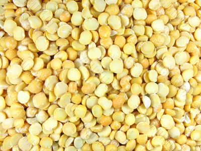 Foodstuff macro dry yellow peas background Foodstuff macro dry yellow peas background