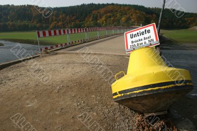 Brücke Asel im Edersee