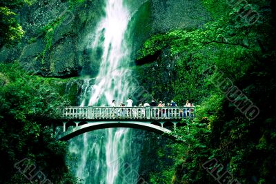 Bridge with Waterfall Bridge with Waterfall