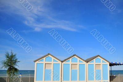 Beach cabins