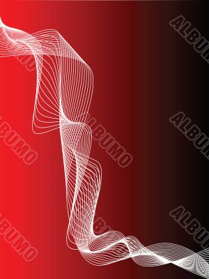 Abstract red and black background