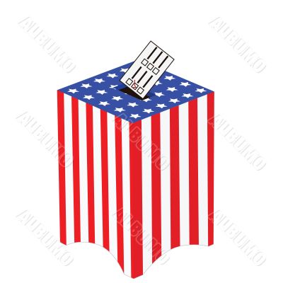 United States ballot box