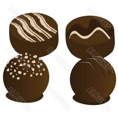 Chocolate pralines Chocolate pralines