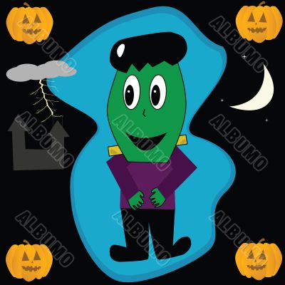 Cartoon Frankenstein