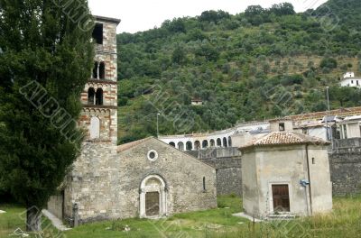 Antrodoco, medieval church in Romanesque style