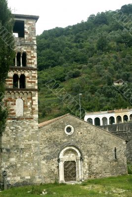 Antrodoco, medieval church in Romanesque style