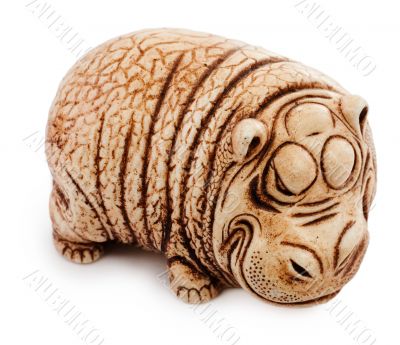 Statuette of hippopotamus