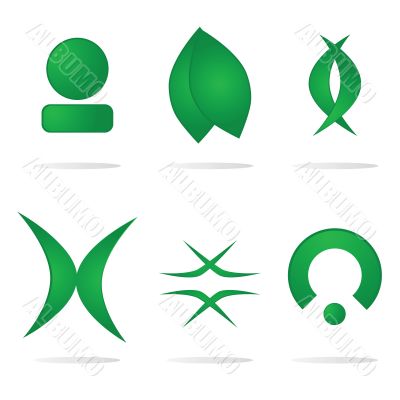 Abstract logo components