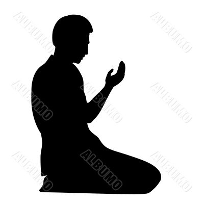 Silhouette man Silhouette man