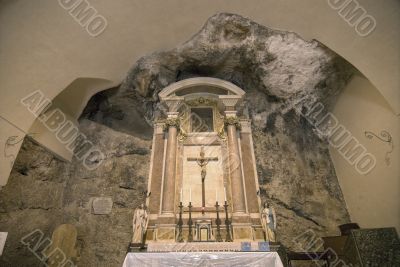 Ancient church carved in the rock