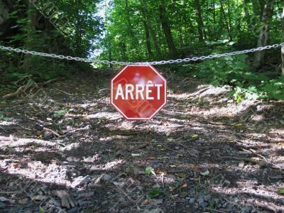 french stop sign french stop sign