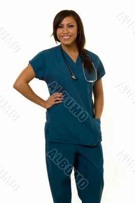 Young Hispanic Nurse Young Hispanic Nurse