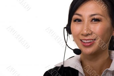 Telephone operator receptionist secretary