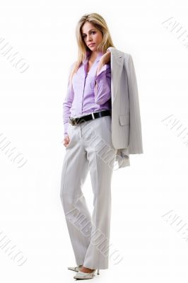 Business woman in pant suit