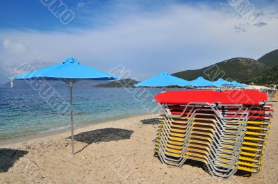 Beach for a sunbath