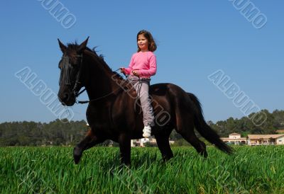 riding girl
