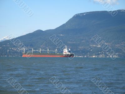 large tanker on the ocean