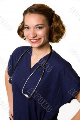 Friendly young nurse