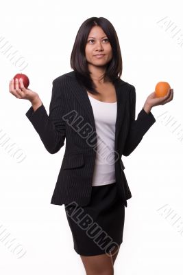 Apples and oranges