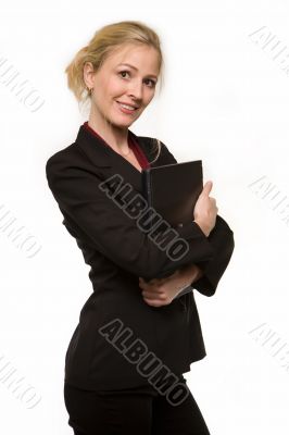 Blond business woman