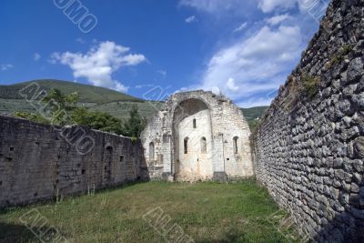 Ruins of a church near Foligno