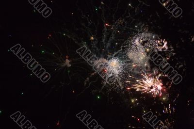 Celebratory fireworks