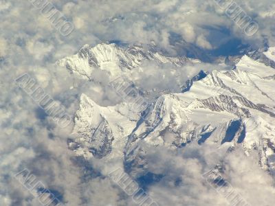 Famous Alps mountains - Eiger, Mönch &amp; Jungfrau