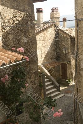 Calascio, old village in Abruzzi Calascio, old village in Abruzzi